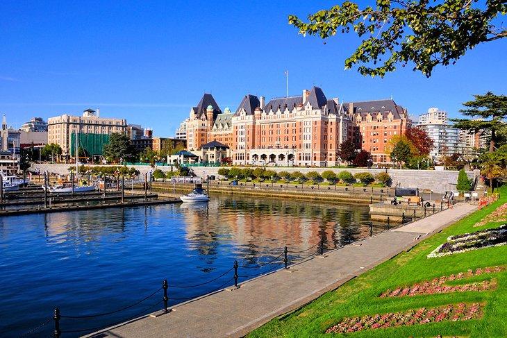 Der schöne Hafen von Victoria, B.C.