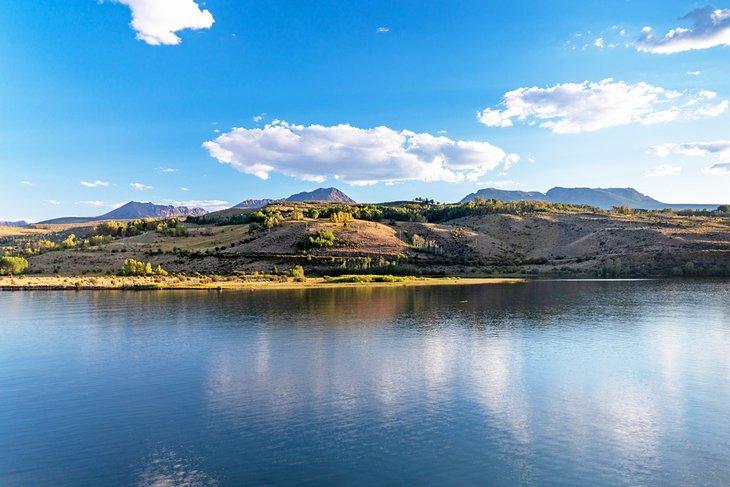 Vista sobre el Embalse Green Mountain