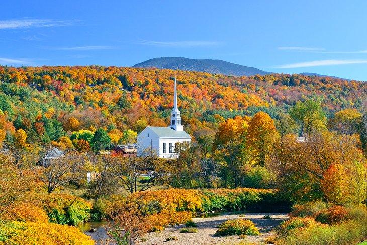 Couleurs d'automne à Stowe, VT