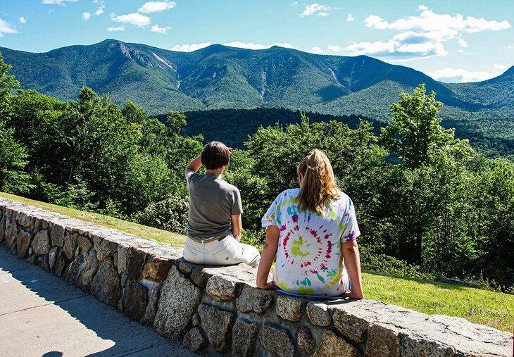 L'auteure Barbara Radcliffe Rogers au Kancamagus Pass