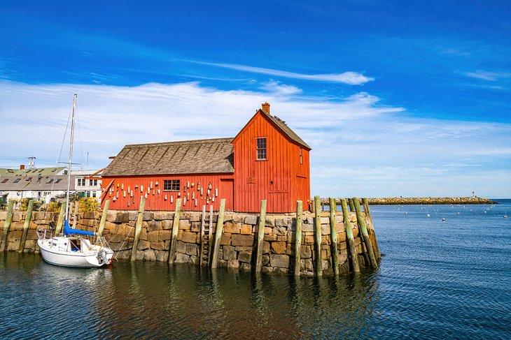 Cabane de pêche à Rockport