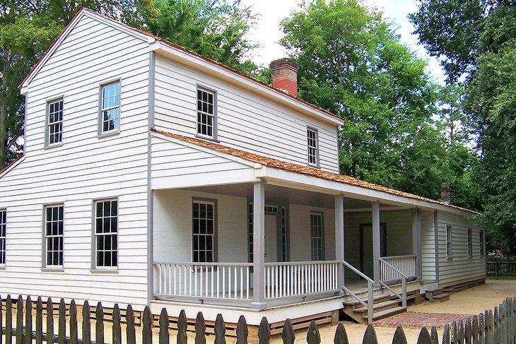 Das älteste Haus von Beaumont im John Jay French Museum