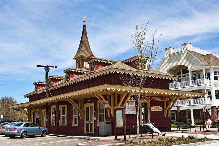Estación de tren restaurada en Wolfeboro