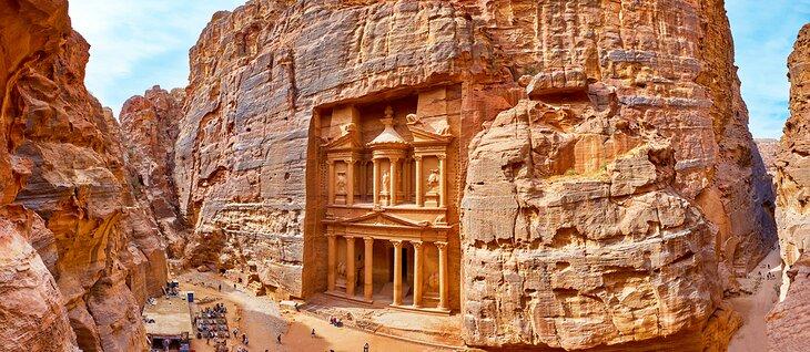 Der Schatz (Al-Khazneh) in Petra, Jordanien
