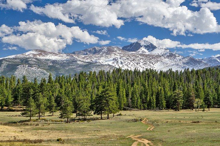 Longs Peak depuis Upper Beaver Meadows