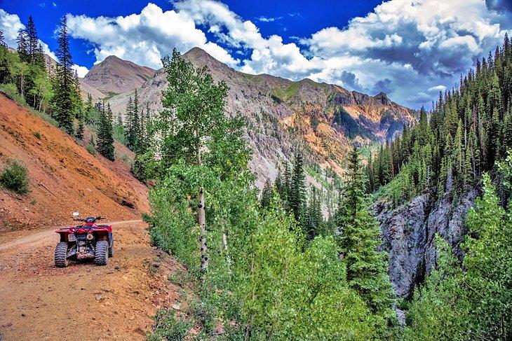 Quad dans le Colorado