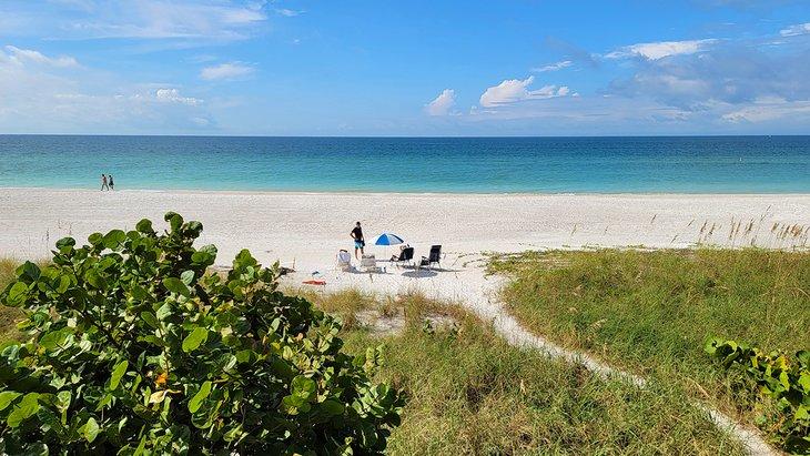 Hermosa playa en Anna Maria Island