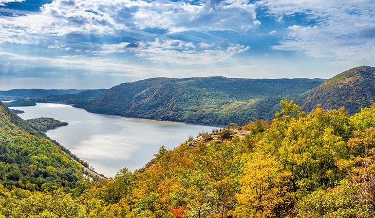 Vista del río Hudson desde Breakneck Ridge