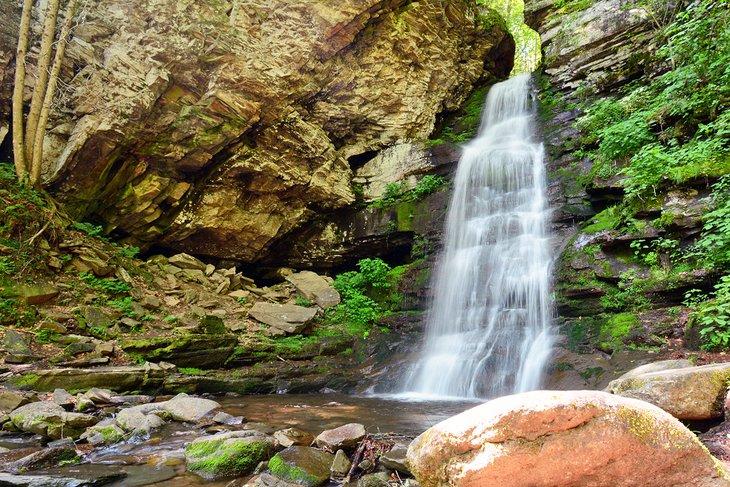 Cascada en las Montañas Catskills