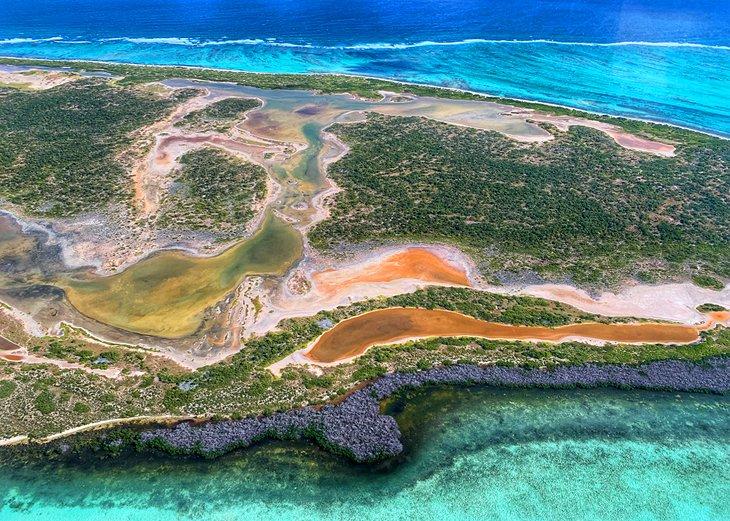 Luftaufnahme von Anegada
