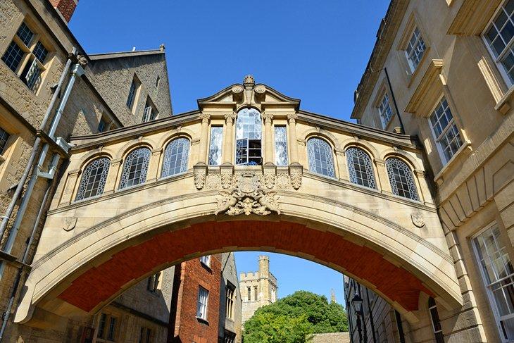 El Puente de los Suspiros en Oxford