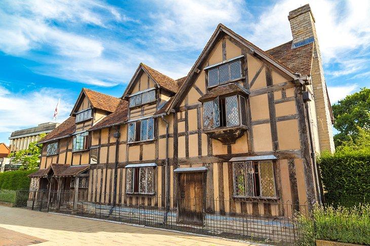 Lugar de nacimiento de William Shakespeare en Stratford-upon-Avon