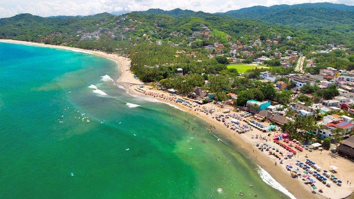 Vista aérea de Sayulita