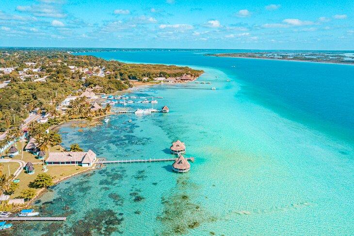 Vista aérea de Bacalar