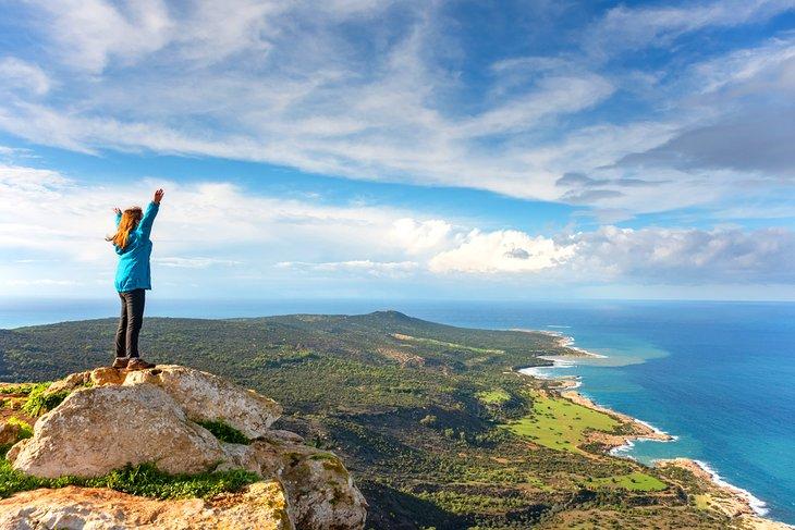 Vues de la Péninsule d'Akamas lors d'une randonnée