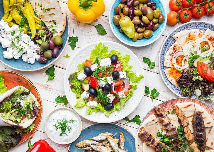 Étals de meze chypriote