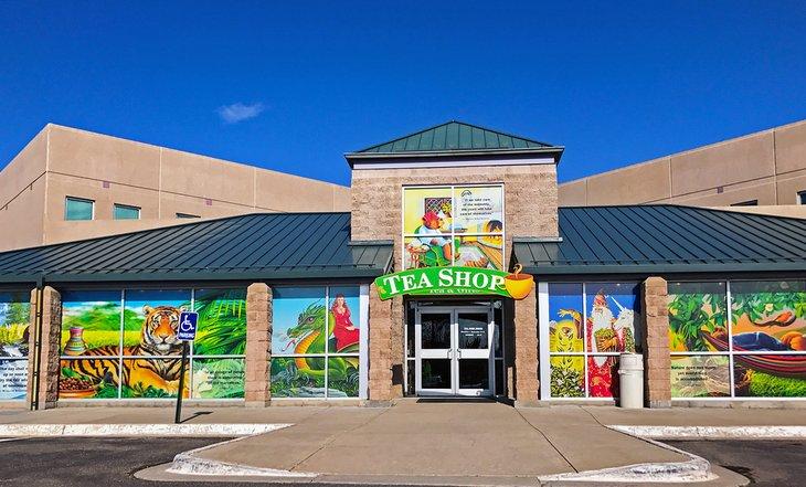 Tienda de té Celestial Seasonings en la fábrica