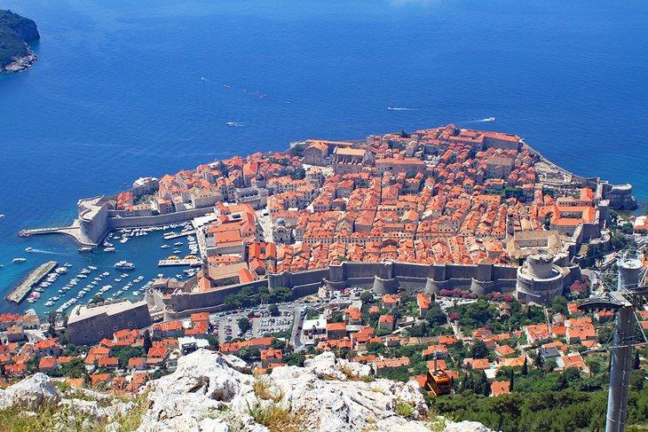 Vista de la Ciudad Vieja de Dubrovnik
