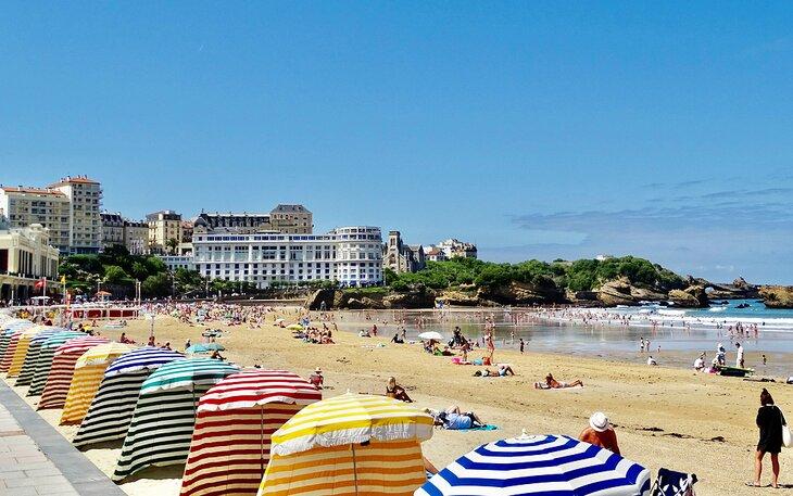 La Grand Plage en Biarritz