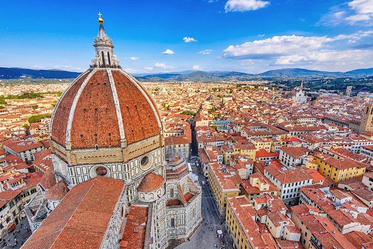 Vista del Duomo de Florencia y la ciudad