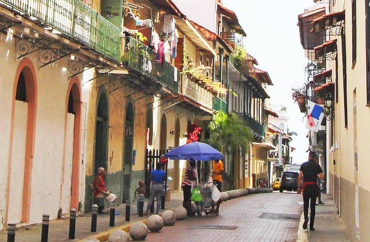 Rue dans Casco Viejo, Panama City