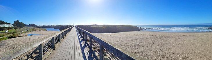 Sendero Costero que abarca Playa Pudding Creek
