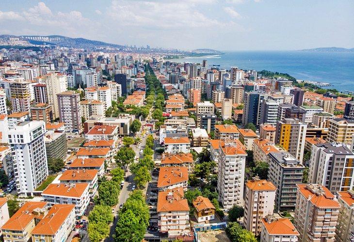 Vista aérea de Bağdat Caddesi
