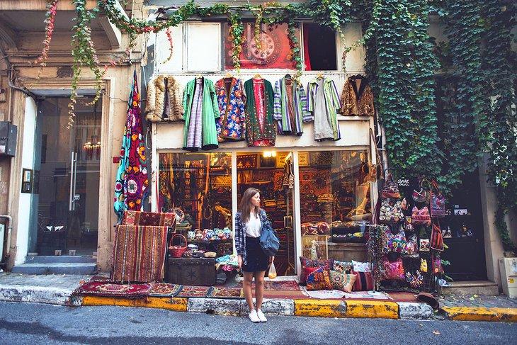 Tienda vintage en Çukurcuma