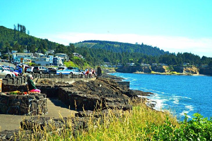 Límite occidental de Depoe Bay