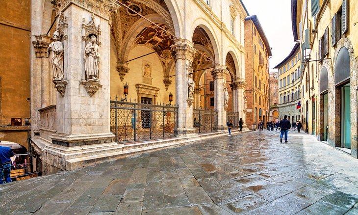 Las calles medievales de Siena