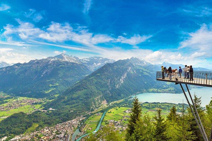 Mirador Harder Kulm que sobrevuela Interlaken