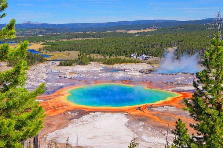 Grand Prismatic Hot Spring, Parque Nacional Yellowstone