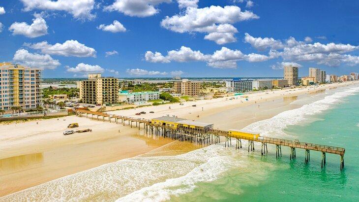 Vista aérea de Daytona Beach, Florida