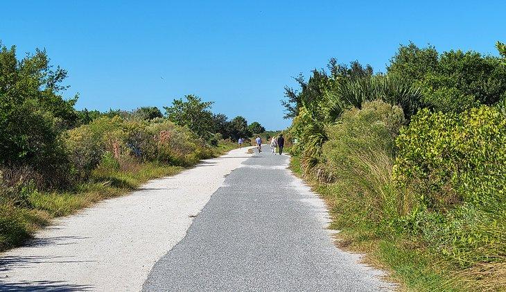 Un sentier dans le Robinson Preserve