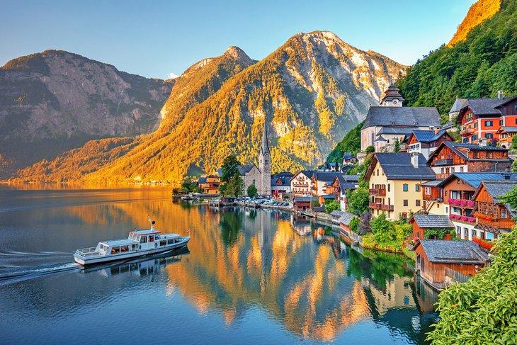 Pueblo de Hallstatt, Hallstätter See, Austria