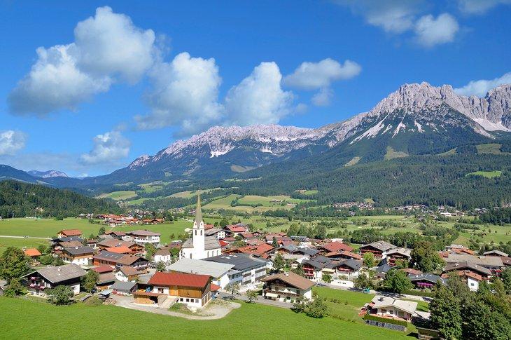 Ellmau am Wilden Kaiser en Tirol, Austria