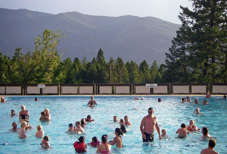 Pool im Fairmont Hot Springs Resort