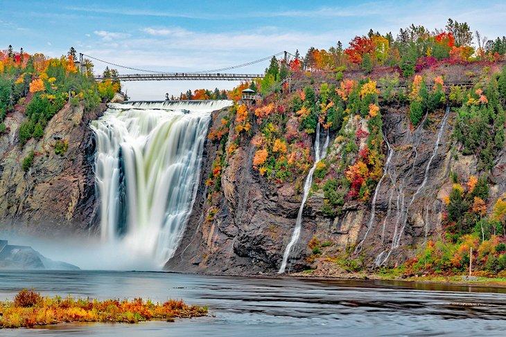 Cascadas de Montmorency y Puente