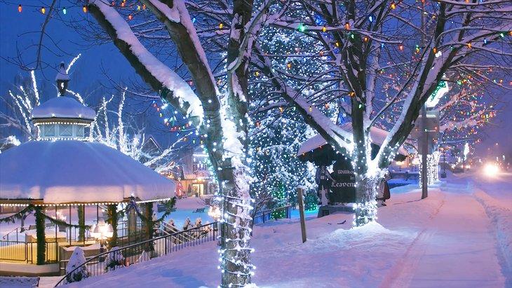 Luces de Navidad en Leavenworth