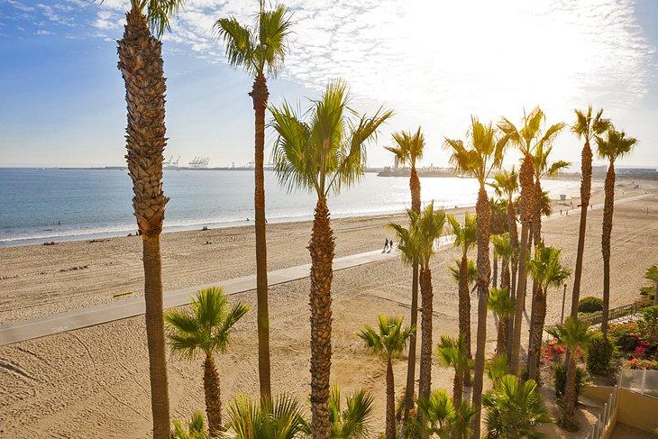 Plage de Junipero à Long Beach