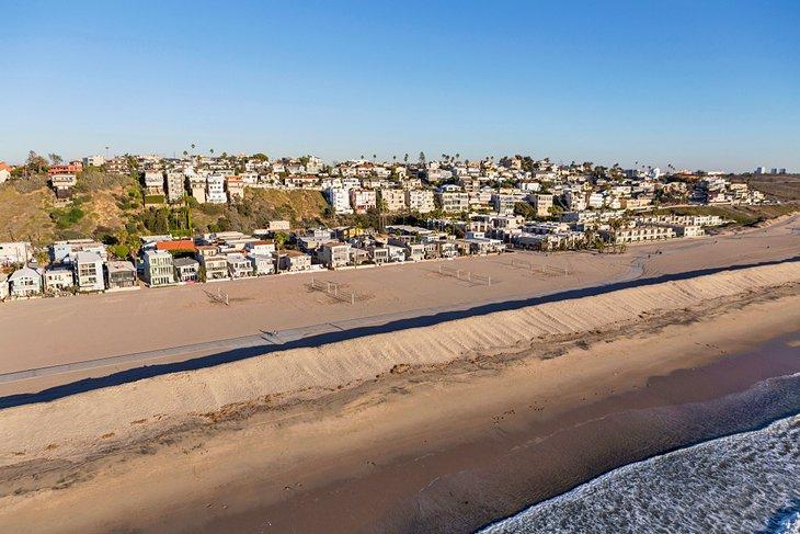 Vue aérienne de Playa del Rey