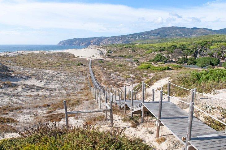 Chemin vers la Praia do Guincho