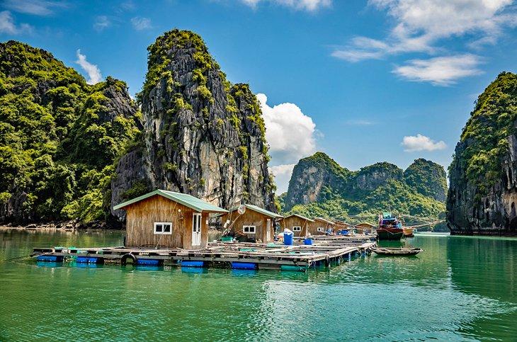 Das schwimmende Dorf Vung Vieng