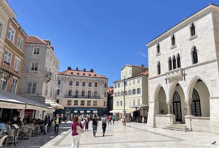 Escena de calle en Split