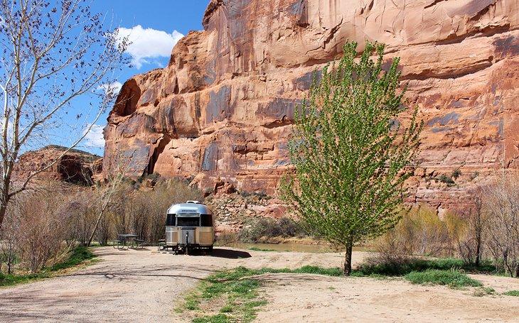 Campings a lo largo del Río Colorado