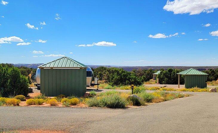 Sitios en Wingate Campground en Dead Horse Point State Park