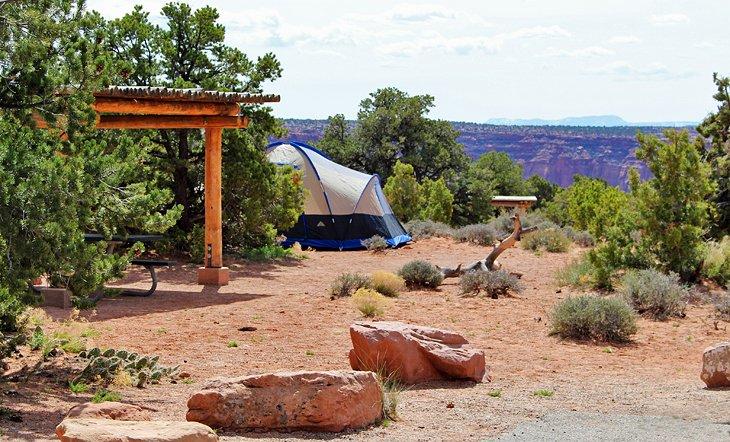 Parque Nacional Canyonlands, Distrito Island in the Sky: Willow Flats Campground