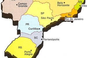 Estados de Brasil y Ciudades Principales