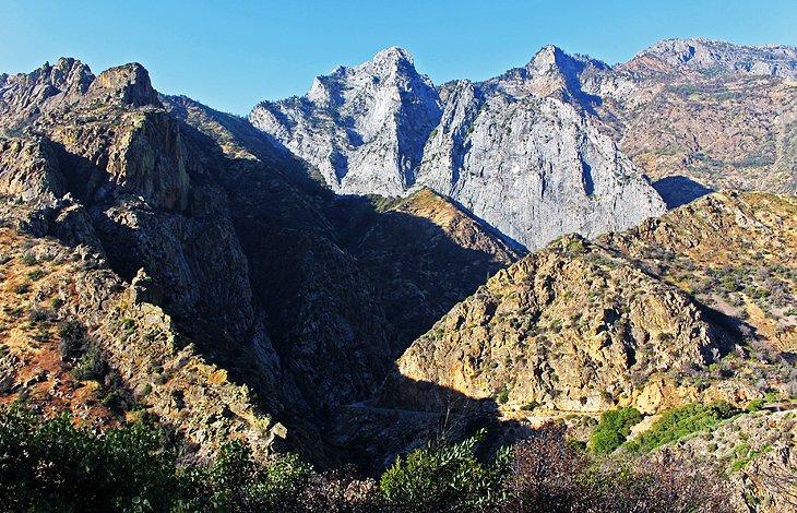Vista del Cañón de los Reyes desde el Cañón de los Reyes Scenic Byway