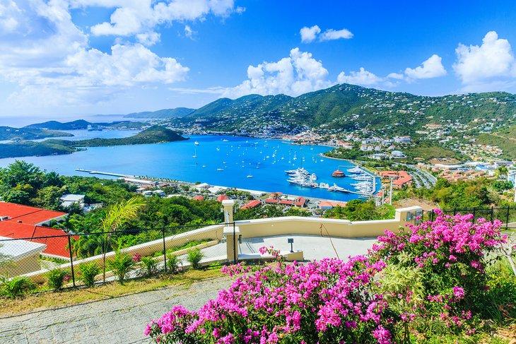 Blick über St. Thomas, U.S. Virgin Islands